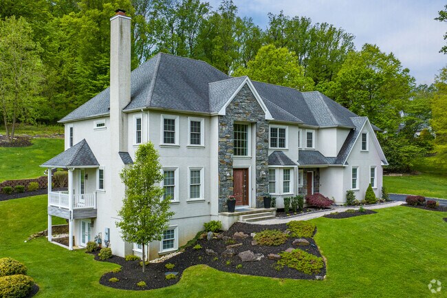 You'll find several mansions tucked away on quiet streets in Chester Heights.