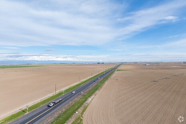 Othello is surrounded by large agricultural fields.