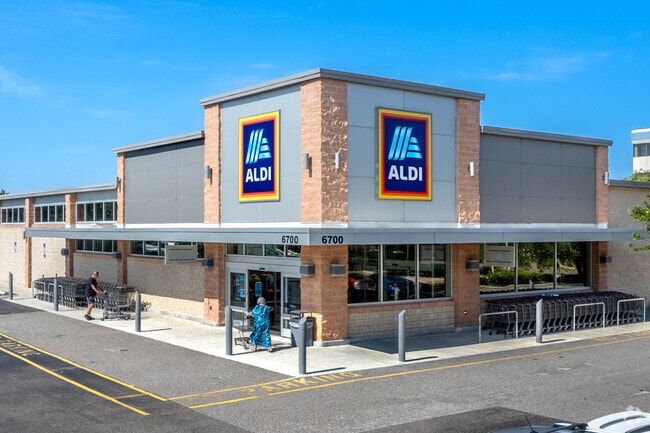 Just off of 66th Street North, Aldi's offers a great selection of essential groceries at great prices.