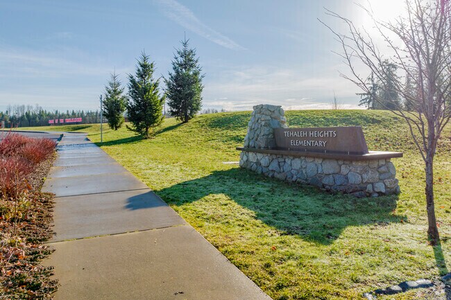 Tehaleh Heights Elementary School signange.