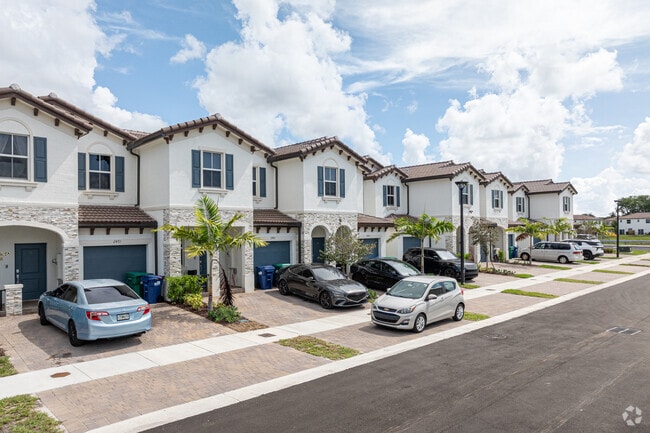 Some Westview townhouses include convenient attached garages.