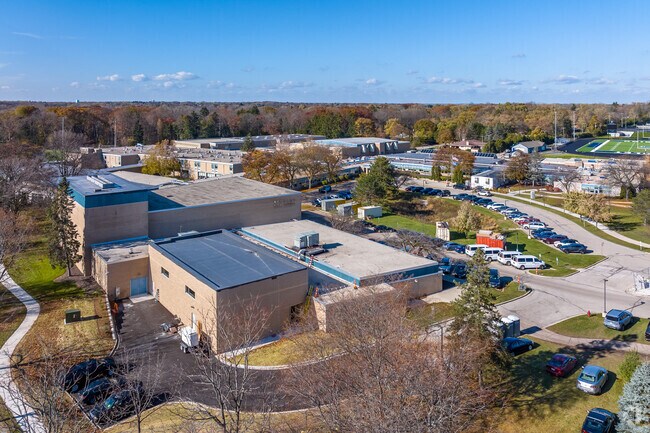 A view of Nicolet High School.