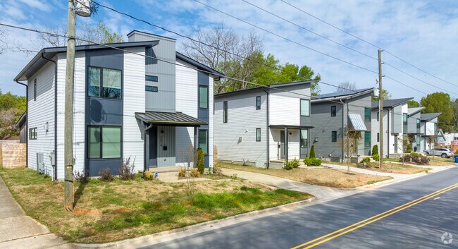 Black-and-white contemporary home styles are the latest trend in Olde East Raleigh.
