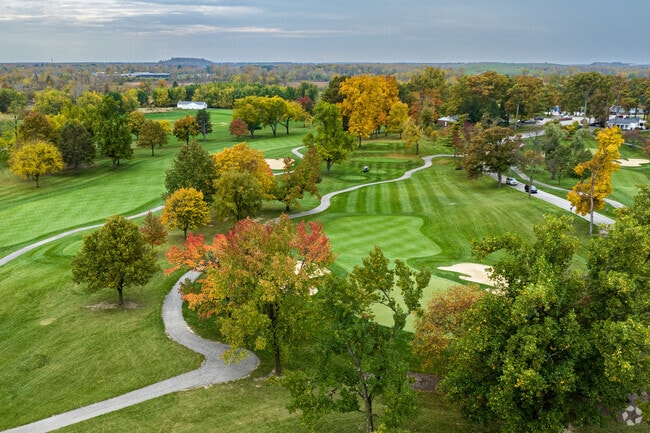 Captivating view of the manicured greens at Fort Wayne Country Club.