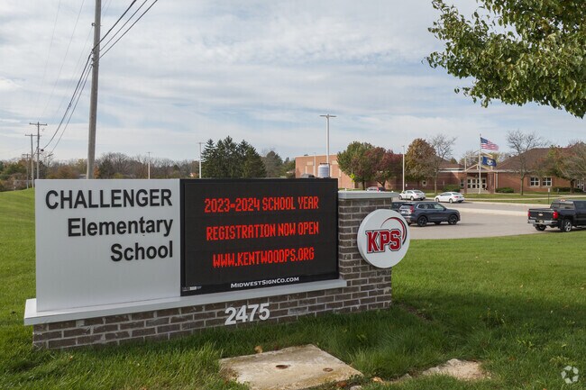 Challenger Elementary School in the Kentwood area has an overall B+ rating on Niche.com.