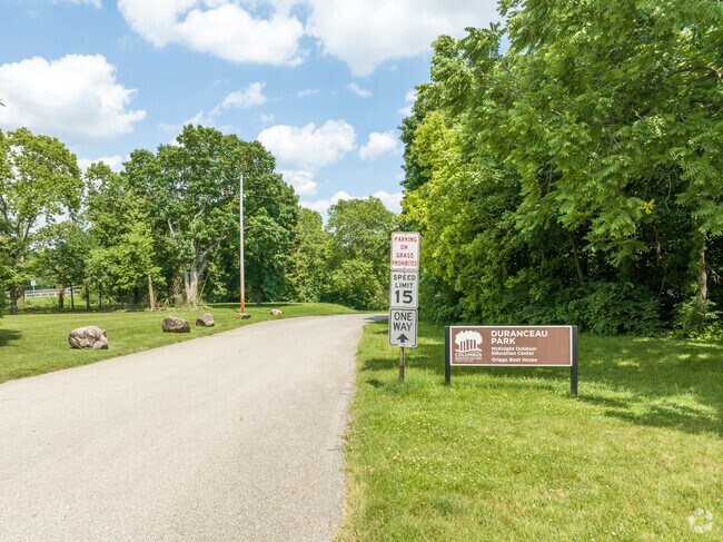 Duranceau Park near Highpoint-Glen is located on the bank of the Scioto River.