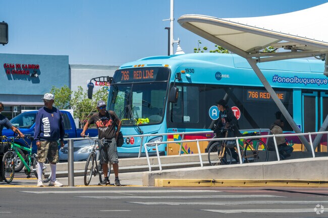 Jump on the Albuquerque ART Bus to quickly get around town.