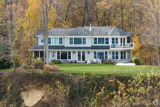 Large waterfront properties in Port Republic offer a secluded feel but too far away.