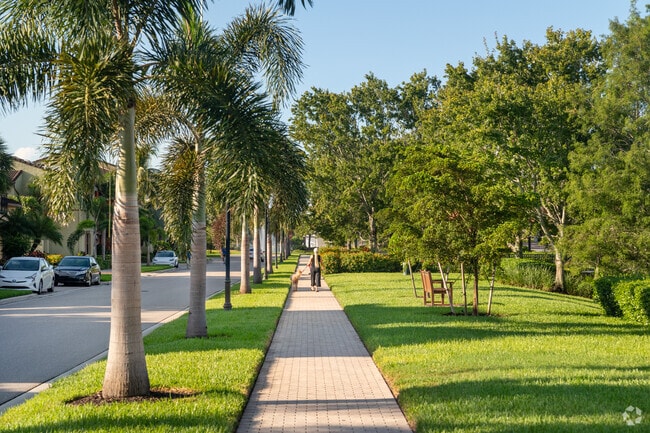 Many Paseo residents enjoy getting out and walking in the morning with their pets.