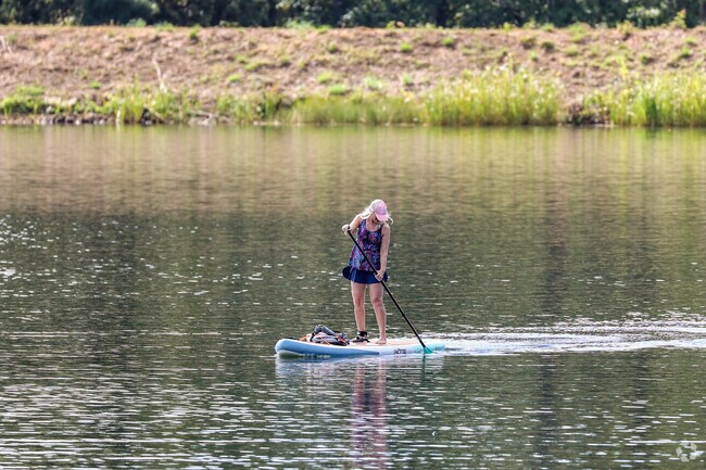 Paddling boarding at Tyler State Park is a popular pastime for area locals.