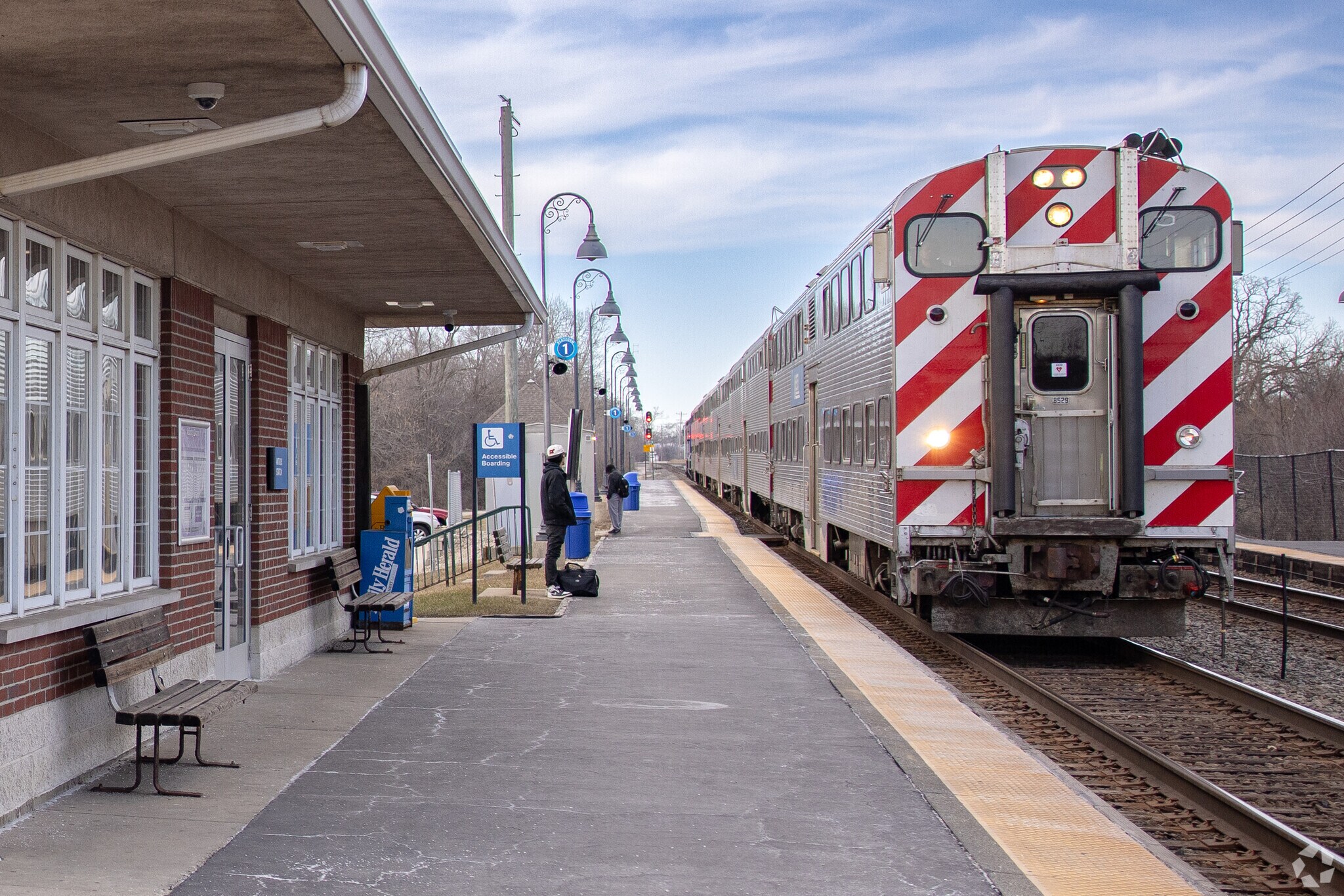 Tiffany Farms residents can use the Antioch Metra Station to travel to Downtown Chicago.