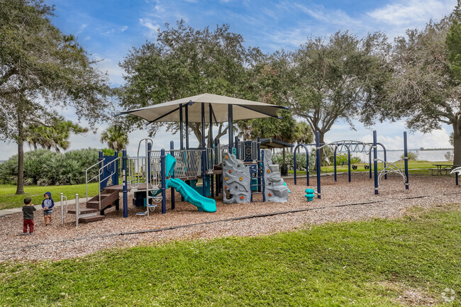 A variety of playground activities at Tom Statham Park.
