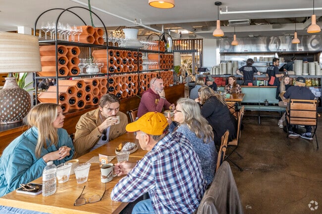 Valentine serves up handcrafted meals in a modern atmosphere near North Encanto.