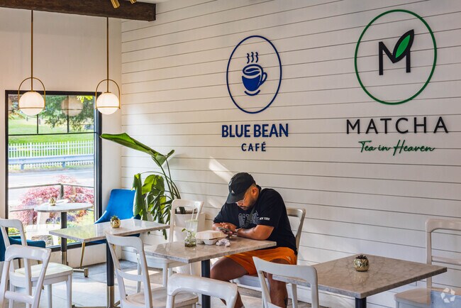 Have a snack while you get your work done at Blue Bean Cafe in Village of the Branch.