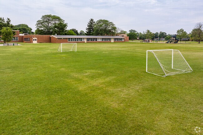 Anderson Elementary School soccer field in the city of Trenton.
