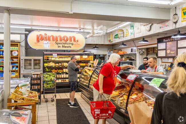 Pinnon's is the local butcher shop of North End Square, in business for over 20 years.