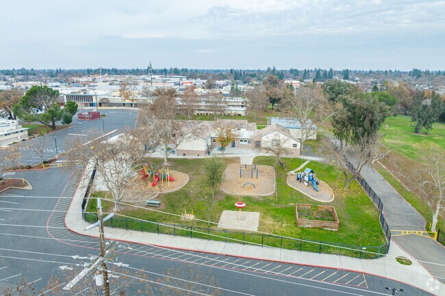 Play on the playground at Carmichael Elementary School.