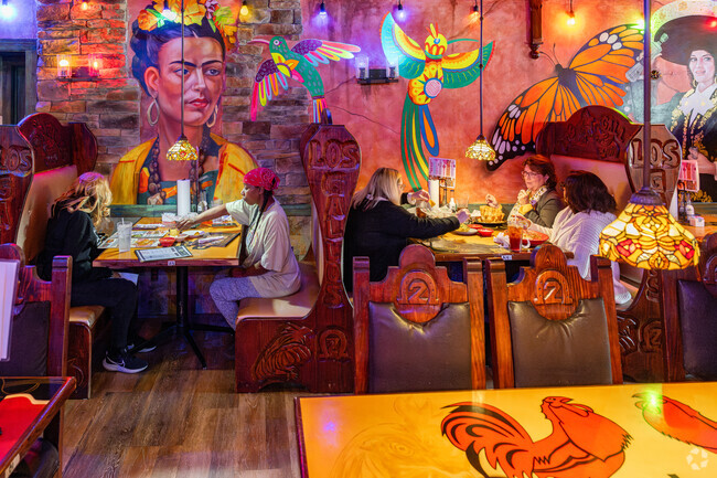Bedford's Los Gallos provides authentic Mexican cuisine in a colorfully decorated venue.