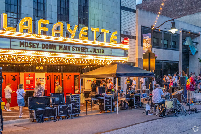 Residents of Saint Lawrence McAllister love having Downtown Lafayette in their backyard.