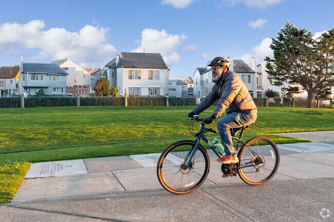 Woodridge is full of safe biking paths.