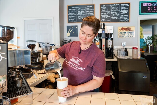 The Chatham Rabbit is a great place to grab a coffee in Siler City.