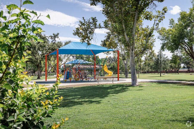 Kids love the playground at Seasons Park in Bakersfield.