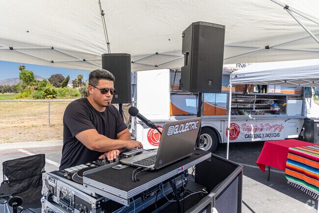 Fiesta Street Market occurs weekly in Bonita's Civic Center.
