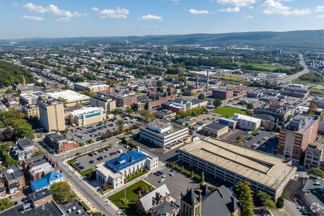 Wilkes-Barre sits in the center of Wyoming Valley with a population of 44,328 in the 2020 census.