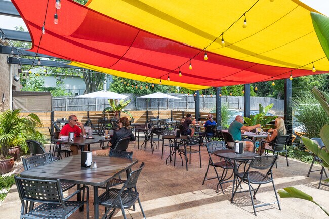 East Island Lake residents can have a great meal outside at El Norteno.