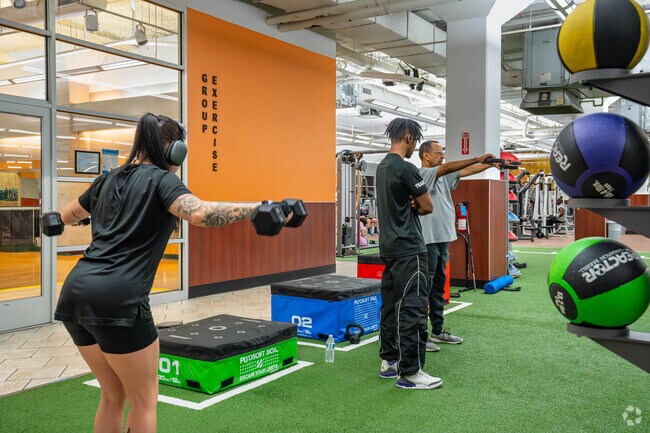 Rev up your fitness routine with a cardio session at LA Fitness, situated in Plaza at Landmark.