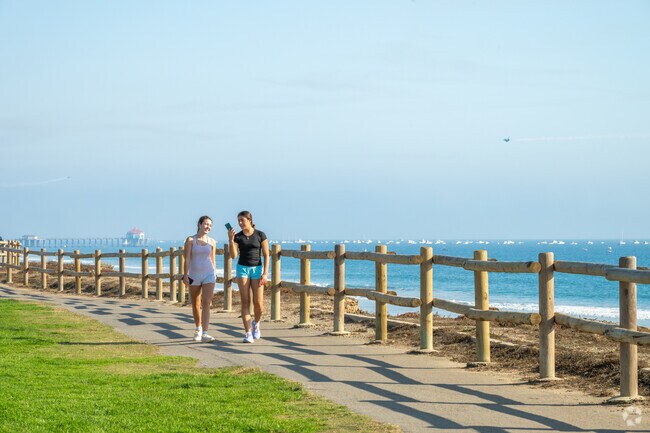 Enjoy a stroll by the ocean at Bluff Top Park.