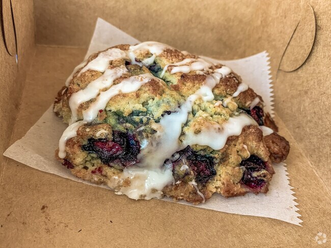 Don't forget to swing by and grab a delicious scone at Joelle's Baked With Love.