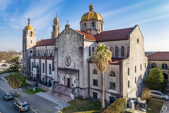 The historic and stunning church and school of the Little Flower.