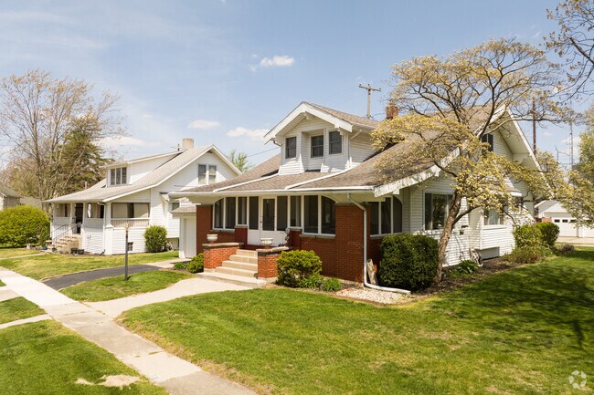 Bungalows are abundant on the tree lined streets in Swanton.