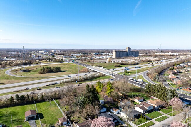 Interstate 70 runs along south of Beechwood, connecting it to downtown Columbus.