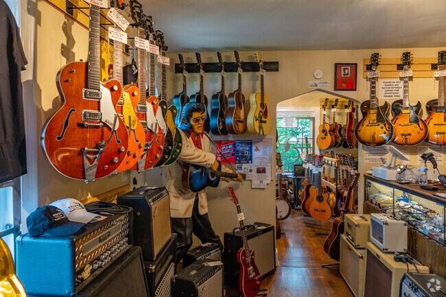 Visit Blues Vintage Guitars for your music necessities in Hermitage.