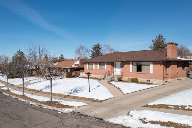 Ranch style home in East Bench neighborhood.