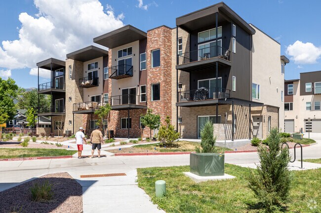 There are many types of homes in the Ivywild Neighborhood including new townhomes.