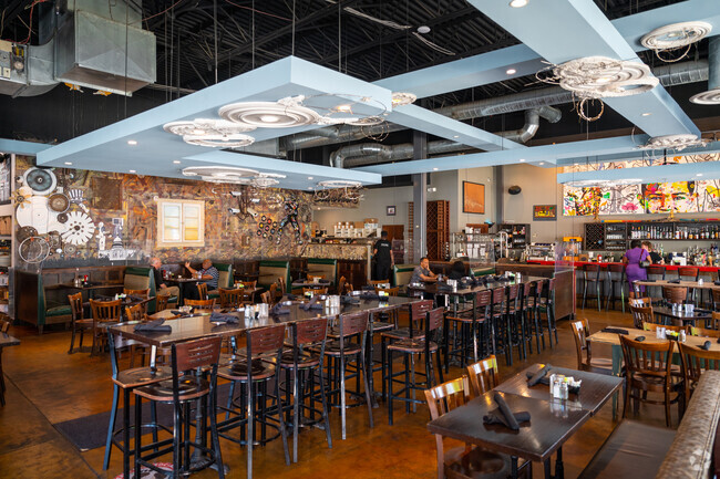 Busboys and Poets on Baltimore Ave in Hyattsville has both books and food