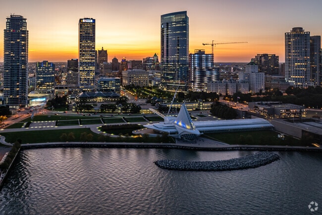 Beautiful downtown Milwaukee is 15 minutes from Woodlawn Manor.