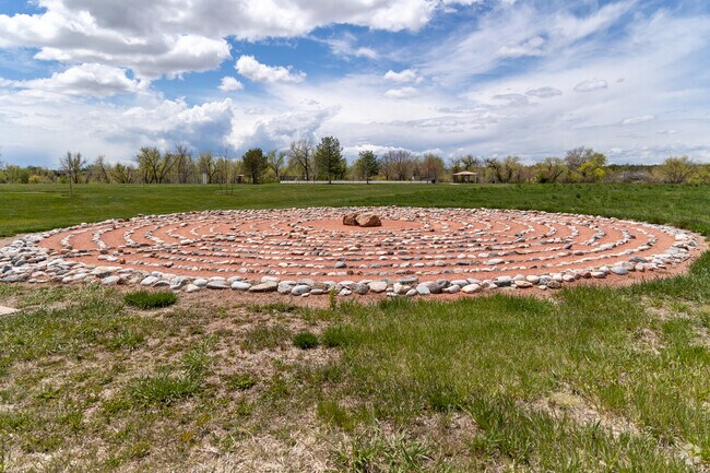 Cottonwood East Park has a meditation labyrinth.