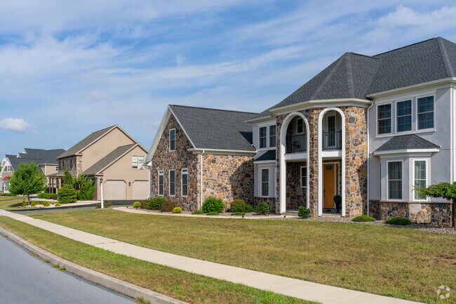 Large, luxury custom single-family homes are being built to accommodate the influx of new residents to Colonial Park.