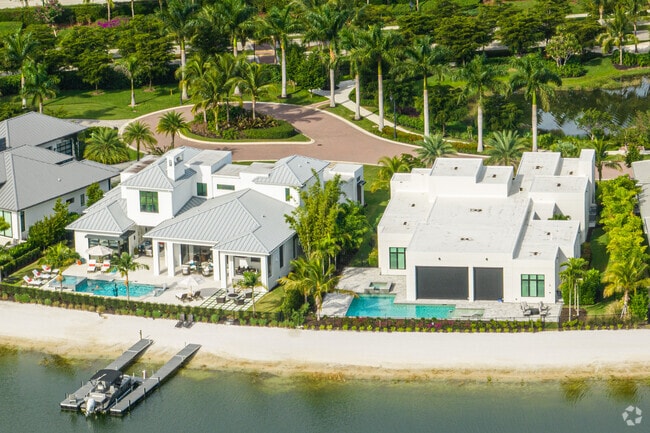 Luxury homes at the closed Gated area in Miromar Lakes.