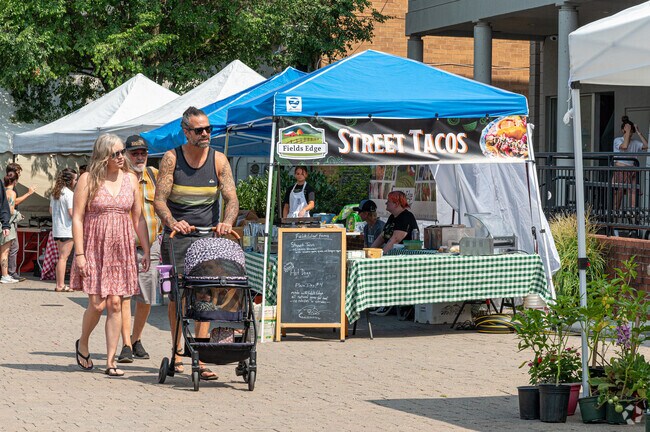 Blacksburg Farmer’s Market at Market Square Park is a community favorite.