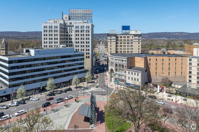 Downtown Wilkes-Barre is the nearest city center to Warrior Run.