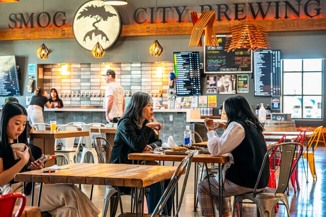 Grab some lunch or a cold beer at Smog City Brewing in the Glendora Public Market.