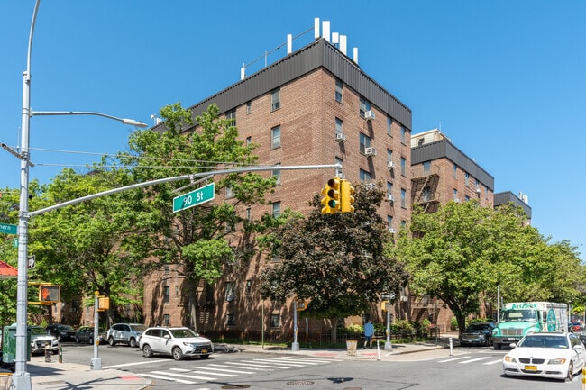 Brick co-op apartment buildings are becoming more popular within East Elmhurst.