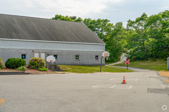 Kenneth C. Coombs School is located in Mashpee and serves students pre-K to 2nd grade.