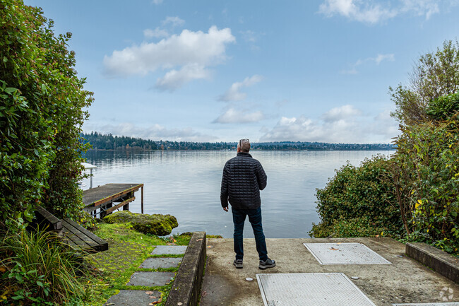 Forest Landing offers spectacular views of Lake Washington.