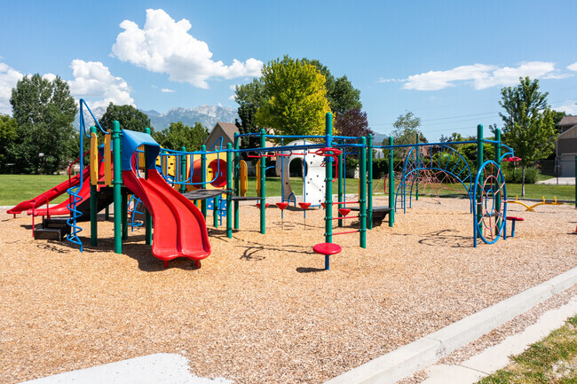 Sandy Elementary School playground keeps children busy at recess in Sandy, UT.